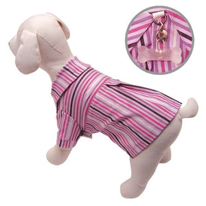Classic Smart Stripe Button-Up Shirt - Posh Puppy Boutique