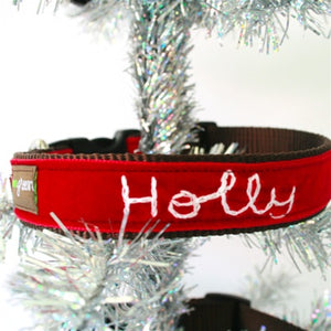 Mimi Green 'Holly' Dog Collar - Posh Puppy Boutique