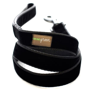 Mimi Green 'Zelda' Black Velvet Collar - Posh Puppy Boutique