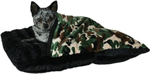 Army Camouflage Pet Pockets Bed - Posh Puppy Boutique