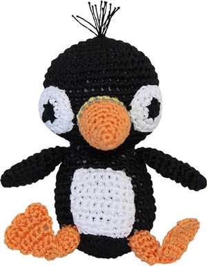 Knit Knacks Puffin Organic Cotton Small Dog Toy - Posh Puppy Boutique