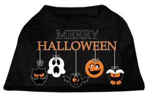 Merry Halloween Screen Print Shirt in Many Colors - Posh Puppy Boutique