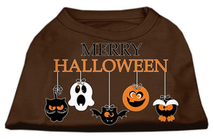 Merry Halloween Screen Print Shirt in Many Colors - Posh Puppy Boutique