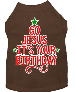 Go Jesus Screen Print Dog Shirt- in Many Colors - Posh Puppy Boutique