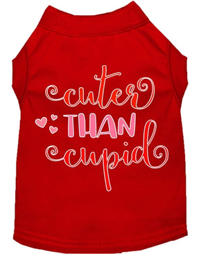 Cuter Than Cupid Screen Print Dog Shirt- in Many Colors - Posh Puppy Boutique