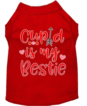 Cupid is my Bestie Screen Print Dog Shirt in Many Colors - Posh Puppy Boutique