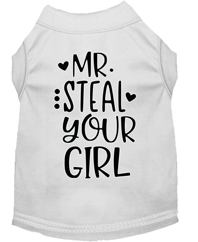 Mr. Steal your Girl Screen Print Dog Shirt in Many Colors