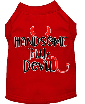 Handsome Little Devil Screen Print Dog Shirt in Many Colors - Posh Puppy Boutique