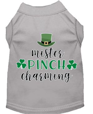 Mr. Pinch Charming Screen Print Dog Shirt in Many Colors - Posh Puppy Boutique