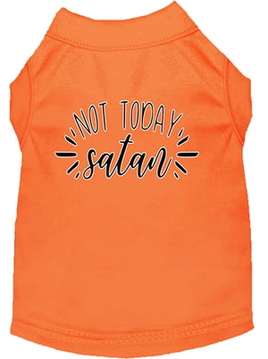 Not Today Satan Screen Print Shirt in Many Colors - Posh Puppy Boutique