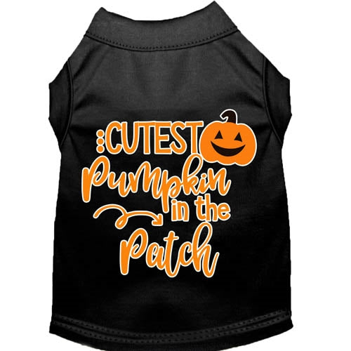 Cutest Pumpkin in the Patch Screen Print Dog Shirt in Many Colors