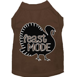 Feast Mode Screen Print Dog Shirt in Many Colors - Posh Puppy Boutique