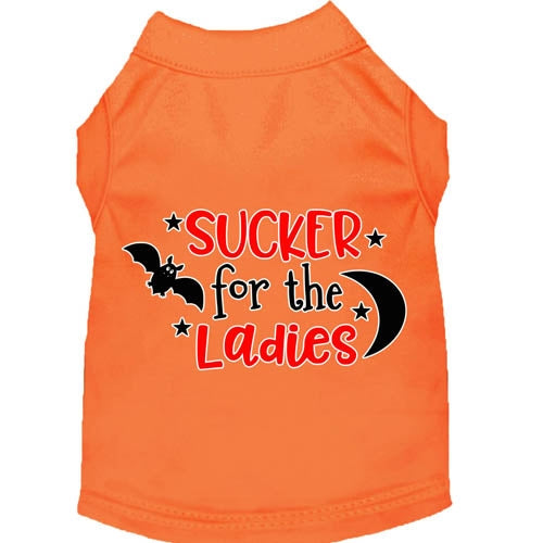 Sucker for the Ladies Screen Print Dog Shirt in Many Colors