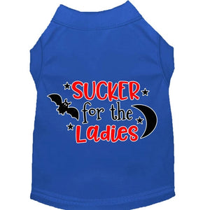 Sucker for the Ladies Screen Print Dog Shirt in Many Colors - Posh Puppy Boutique