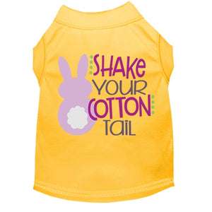 Shake Your Cotton Tail Screen Print Dog Shirt in Many Colors - Posh Puppy Boutique