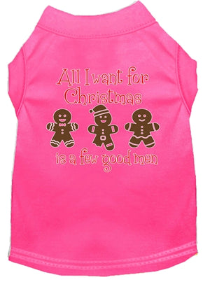 All I Want is a Few Good Men Screen Print Dog Shirt in Many Colors - Posh Puppy Boutique