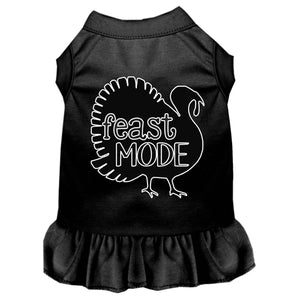 Feast Mode Screen Print Dog Dress in Many Colors - Posh Puppy Boutique