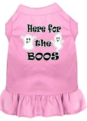 Here for the Boos Screen Print Dog Dress in Many Colors - Posh Puppy Boutique