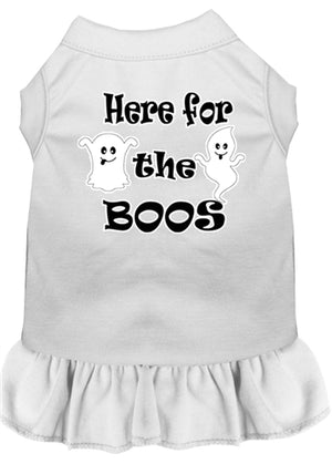 Here for the Boos Screen Print Dog Dress in Many Colors - Posh Puppy Boutique