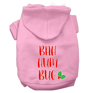 Bah Humbug Screen Print Dog Hoodie in Many Colors - Posh Puppy Boutique