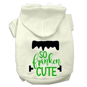So Franken Cute Screen Print Dog Hoodie in Many Colors - Posh Puppy Boutique