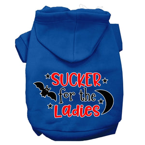 Sucker for the Ladies Screen Print Dog Hoodie in Many Colors - Posh Puppy Boutique