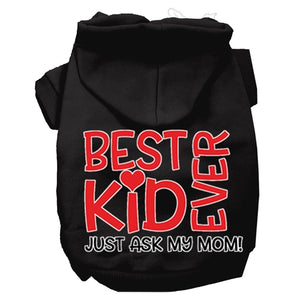 Ask My Mom Screen Print Dog Hoodies in Many Colors - Posh Puppy Boutique