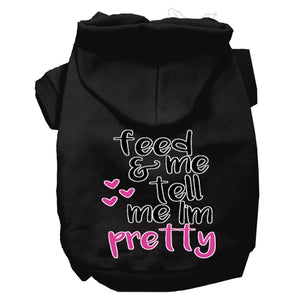 Tell me I'm Pretty Screen Print Dog Hoodies in Many Colors - Posh Puppy Boutique