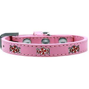 Peppermint Widget Dog Collar - Light Pink - Posh Puppy Boutique