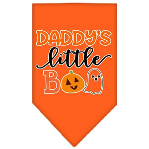 Daddy's Little Boo Screen Print Bandana in Many Colors - Posh Puppy Boutique