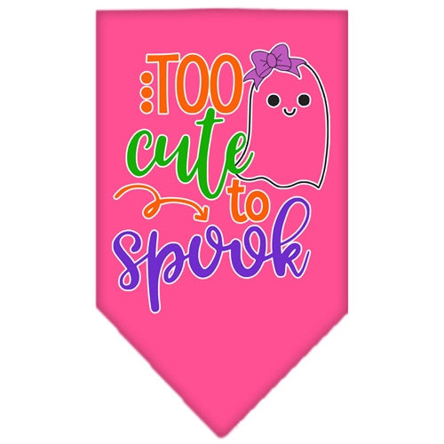 Too Cute to Spook-Girly Ghost Screen Print Bandana in Many Colors