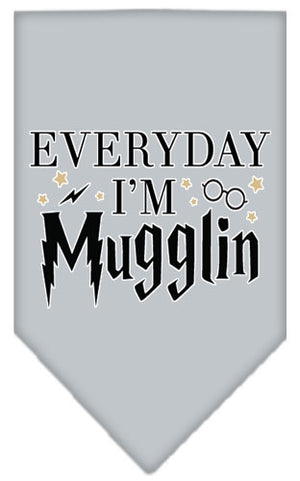 Everyday I'm Mugglin Screen Print Bandana in Many Colors - Posh Puppy Boutique