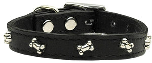 Bone Leather Collar in Many Colors - Posh Puppy Boutique