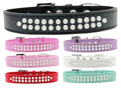 Two Row Pearl Dog Collar in Many Colors