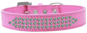Three Row AB Crystal Dog Collar in Many Colors - Posh Puppy Boutique
