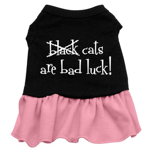 Black Cats are Bad Luck Dress in Two Colors - Posh Puppy Boutique