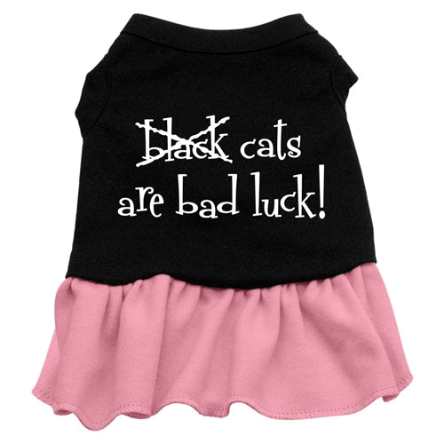 Black Cats are Bad Luck Dress in Two Colors