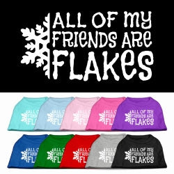 All My Friends Are Flakes Screen Print Shirt