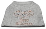 Happy Halloween Rhinestud Shirts- Many Colors - Posh Puppy Boutique