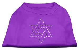 Hanukkah Star of David Rhinestud Shirt in Many Colors - Posh Puppy Boutique