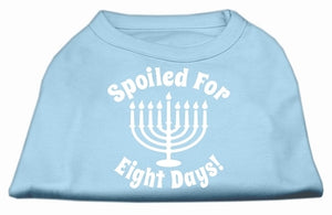 Hanukkah Spoiled for 8 Days Screen Print Shirt in Many Colors - Posh Puppy Boutique