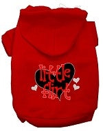 Little Flirt Screen Print Dog Hoodie in Many Colors - Posh Puppy Boutique