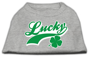 Lucky Swoosh Screen Print Shirt - Posh Puppy Boutique
