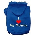 I Love My Mommy Screen Print Pet Hoodie- Many Colors - Posh Puppy Boutique