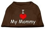 I Love My Mommy Screen Print Shirt - Many Colors - Posh Puppy Boutique
