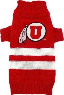 NCAA Utah Utes Dog Sweater - Posh Puppy Boutique