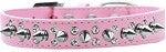 Punk Rock Double Crystal and Silver Spikes Dog Collar in Many Colors - Posh Puppy Boutique