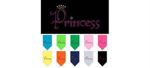 Princess Rhinestone Bandana in Many Colors - Posh Puppy Boutique