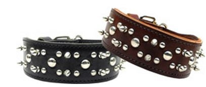 Rodeo Dog Leather Collars-Two Colors