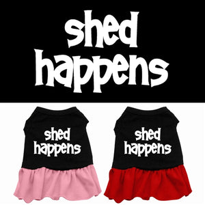 Shed Happens Screen Print Dress - Posh Puppy Boutique